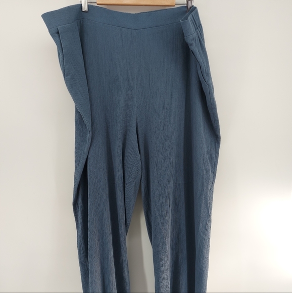 NYDJ Straight Pull-On Pants In Plus SizeIn Cotton Gauze - Picture 8 of 13